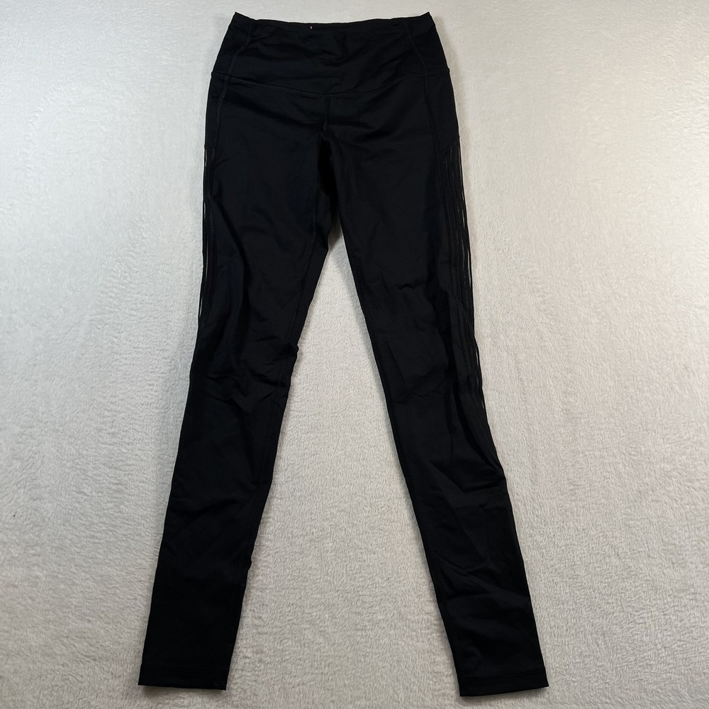 Victoria Sport Leggings Womens XS Black Side Stripe 27.5 In Ankle Yoga Athletic